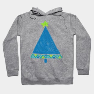 Funky Triangles Christmas trees Hoodie